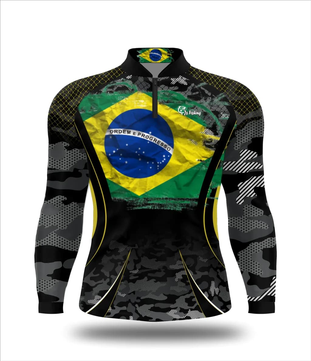 Camiseta de Pesca Proteção UV50+ - Ref 0106